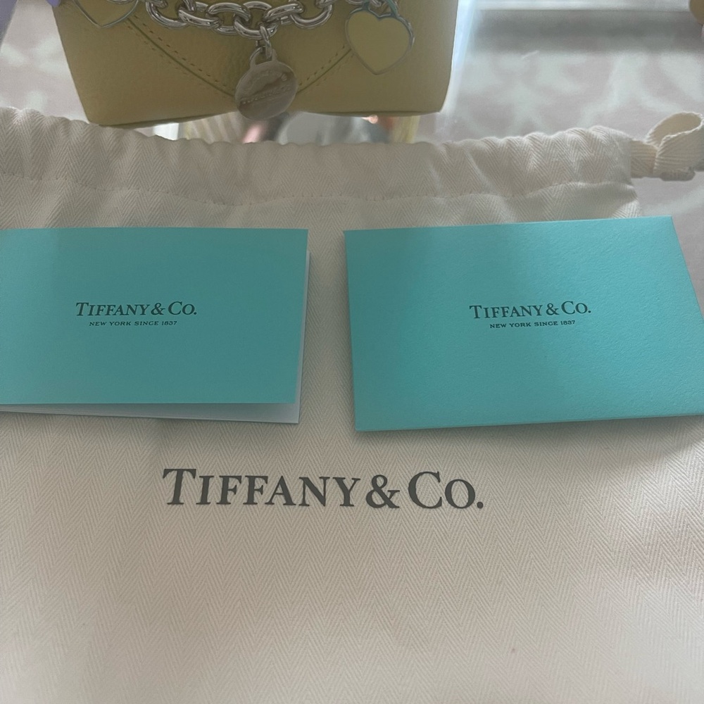 Tiffany & Co. Lemon Yellow Mini Leather Charm Tote - Picture 8 of 12